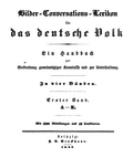 Brockhaus Bilder-Conversations-Lexikon, Band 1. Leipzig 1837.