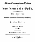 Brockhaus Bilder-Conversations-Lexikon, Band 2. Leipzig 1838.