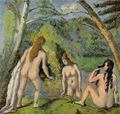 Czanne, Paul: Drei badende Frauen