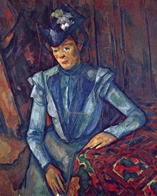 Czanne, Paul: Portrt einer Dame in Blau