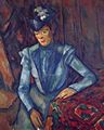 Czanne, Paul: Portrt einer Dame in Blau
