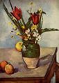 Czanne, Paul: Stillleben, Tulpen und pfel