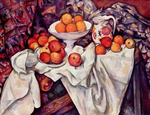 Czanne, Paul: Stillleben mit pfeln und Orangen