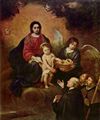 Murillo, Bartolom Esteban Perez: Das Christuskind verteilt Brot an die Pilger
