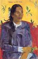 Gauguin, Paul: Die Frau mit der Blume