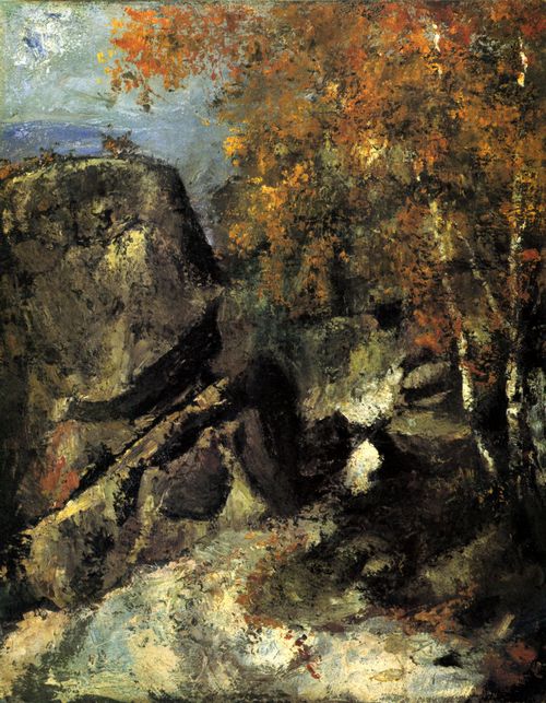 Czanne, Paul: Felsen im Wald von Fontainebleau