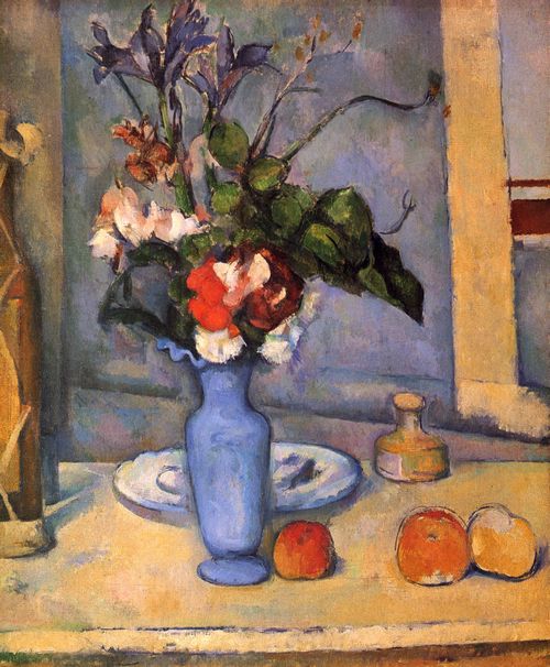 Czanne, Paul: Stillleben mit blauer Vase