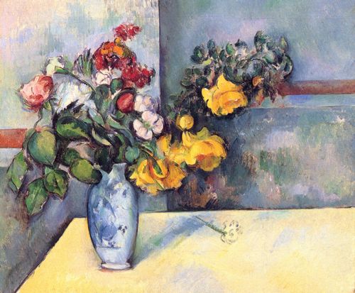 Czanne, Paul: Stillleben, Blumen in einer Vase