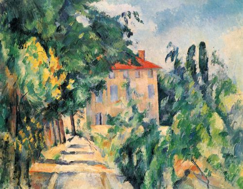 Czanne, Paul: Haus mit rotem Dach