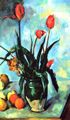 Czanne, Paul: Stillleben, Vase mit Tulpen
