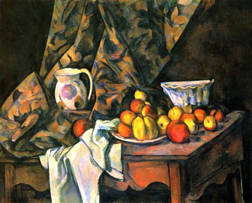 Czanne, Paul: Stillleben mit pfeln und Pfirsichen