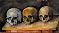 Czanne, Paul: Stillleben, Drei Totenschdel