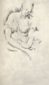 Czanne, Paul: Skizze nach Pigalles »Liebe und Freundschaft«