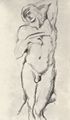 Czanne, Paul: Studie nach Michelangelos »Sklaven« im Louvre