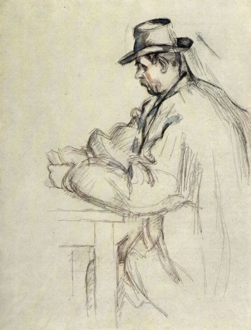 Czanne, Paul: Studie eines Kartenspielers
