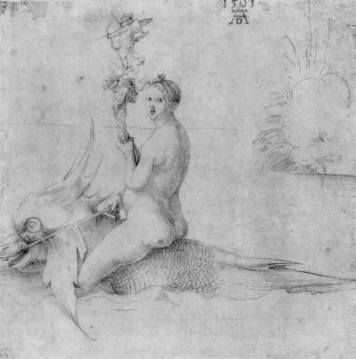 Drer, Albrecht: Venus auf einem Delphin