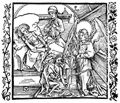 Drer, Albrecht: Illustration zum »Der Ritter vom Turn«, Szene: Der Tod der eitlen Frau