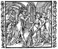Drer, Albrecht: Illustration zum »Der Ritter vom Turn«, Szene: Herodes ersticht seine Frau