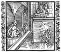 Drer, Albrecht: Illustration zum »Der Ritter vom Turn«, Szene: Bathseba im Bade
