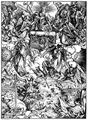 Drer, Albrecht: Illustration zur »Apokalypse«, Szene: Die sieben Posaunenengel