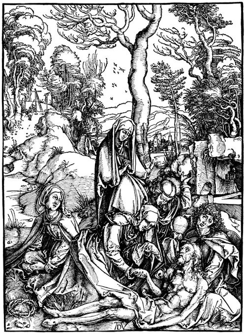 Drer, Albrecht: Folge der »Groen Passion«, Szene: Christus am Kreuz