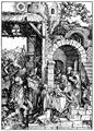 Drer, Albrecht: Folge zum »Marienleben«, Szene: Die Anbetung der Heiligen Drei Knige