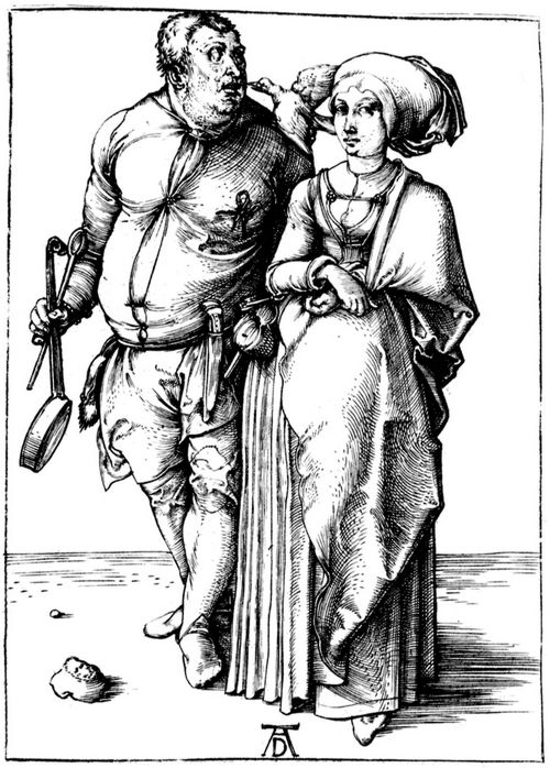 Drer, Albrecht: Der Koch und seine Frau