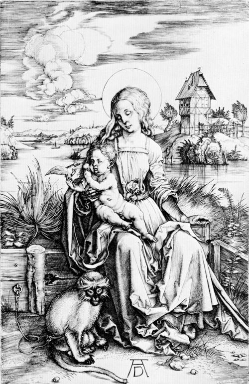 Drer, Albrecht: Madonna mit der Meerkatze