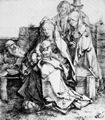 Drer, Albrecht: Die Heilige Familie mit den Heiligen Johannes, Magdalena und Nicodemus
