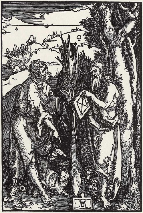 Drer, Albrecht: Johannes der Tufer und Hl. Onuphrius