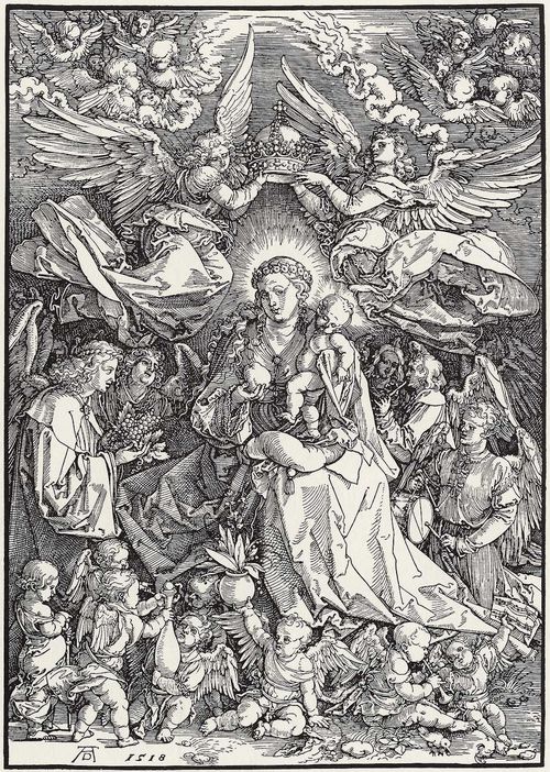 Drer, Albrecht: Maria wird von Engeln gekrnt