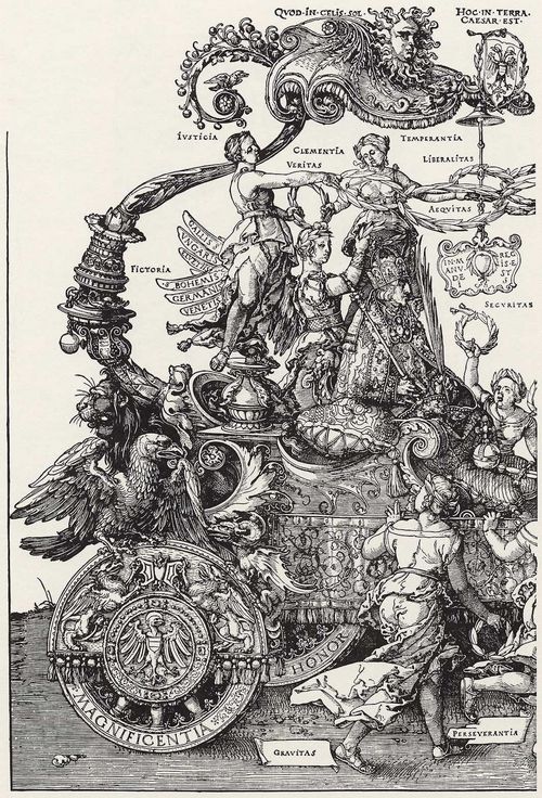 Drer, Albrecht: »Triumphzug des Kaisers Maximilian I.«, Block 1.
